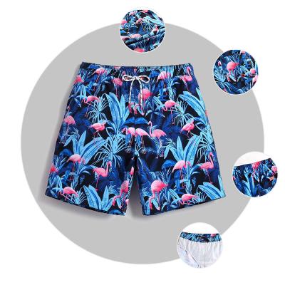 China Adults Custom Printed Bath Fast Delivery Small MOQ Plus Size Shorts Quick Dry Stick Sand Non for sale