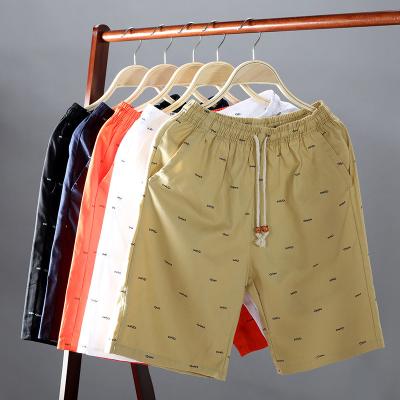 China Online Wholesale Anti-Wrinkle K4 Summer Printed Casual Shorts Cotton Men Shorts With Drawstring for sale