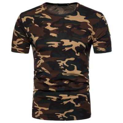 China K3 Basics Online Store Men's Anti-pilling Shortsleeve Crewneck Standard Military T-shirt Camouflage Quick Dry T-shirt for sale