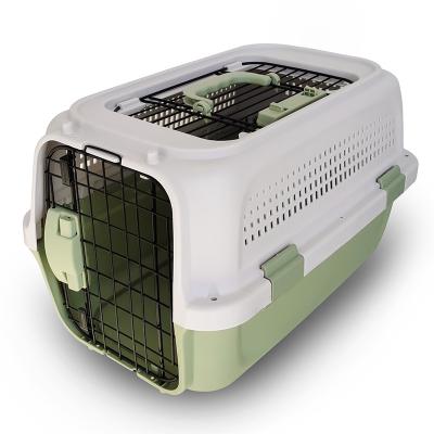 China Dogs and Cats Dog Kennel Crate Stackable Pet Cages Carriers Houses Dog Airline Crates for sale