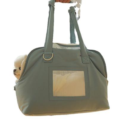 China Viable Custom Logo High Quality Small Pet Carrier For Puppy Handbag for sale