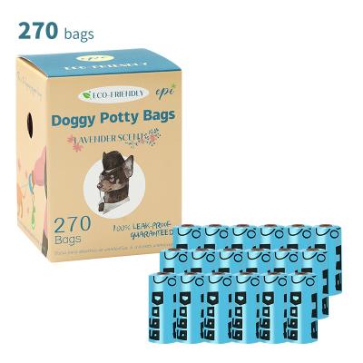 China Customization Sustainable Logo 100% Recycle Green Eco Friendly Biodegradable Pet Poop Bags for sale