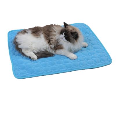 China Summer Activated Gel Stored Pet Cooling Mat For Dogs Sleeping Pad Cool Pet Mat for sale