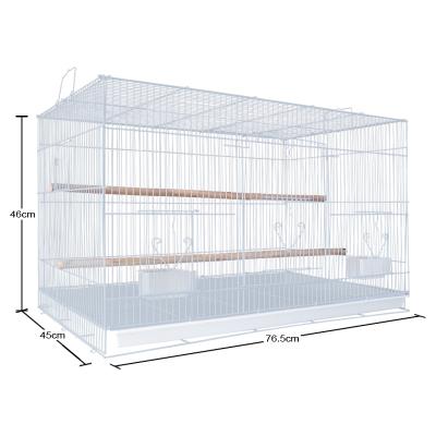 China Stocked Wholesale Wire Birdcage Pet Parrot Cage Breeding Bird Parrot Cage for sale