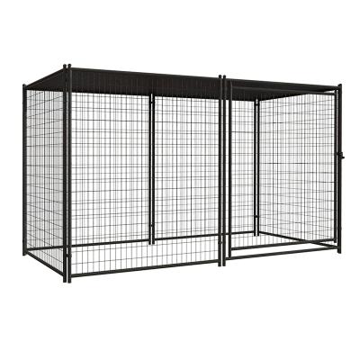 China Foldable Barrier Stored Metal Dog Fence Dog Play Cage Practice Cage for sale