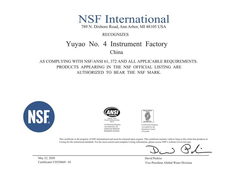 NSF - Yuyao No. 4 Instrument Factory