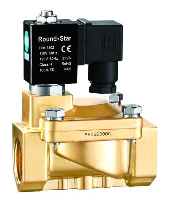 China To Be NRSP Faithful Series Large Size NSF Certified Lead Free Brass Direct Acting Solenoid Valve 3/8' - 2' AC220V DC24V Normally Closed for sale