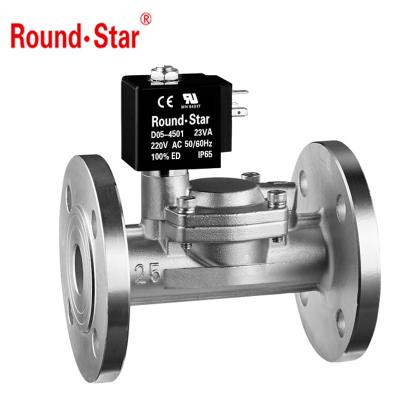 China To be UDFD-JF Series Loyal UL Certified Flange Stainless Steel Body Solenoid Valve DN25MM~DN100MM AC220V DC24V USA Standard for sale