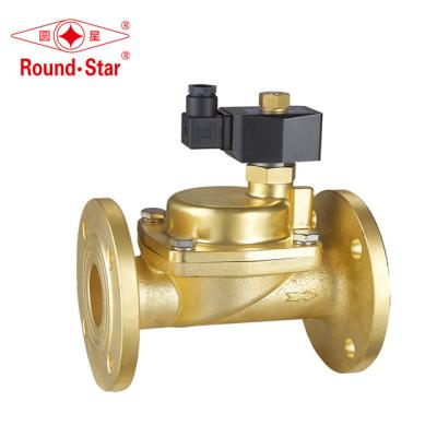 China General PS-FK STEAM SOLENOID VALVE 2 way flange, brass, noramlly open, NO for sale