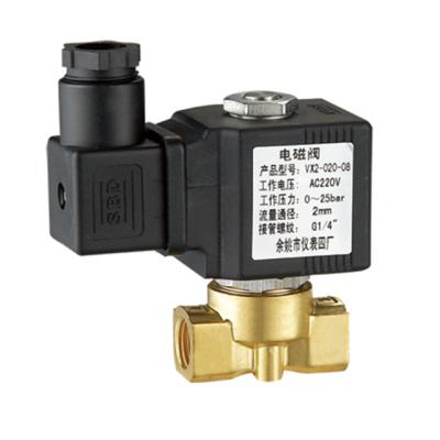 China VX2-020-08 N/C FKM DC220V 2 Way General Liquid Solenoid Valve for sale