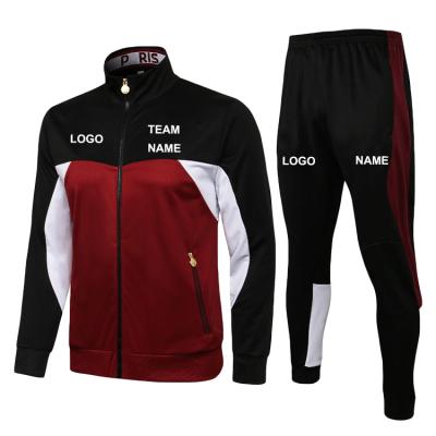 China Europe Team Football Soccer Jacket National Quick Dry Club With Pants Men Gym Football Tracksuit Set for sale