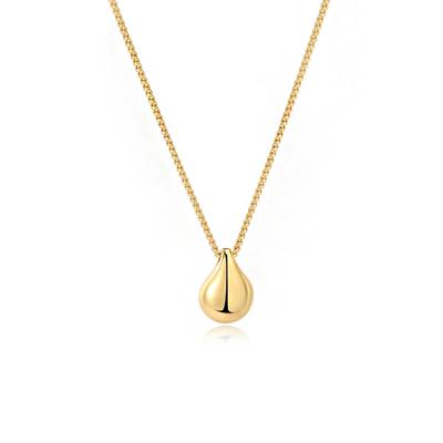 China FASHIONABLE Minimalist chain gold plated drop necklace pendant woman necklaces jewelry neckalce 18k gold for sale