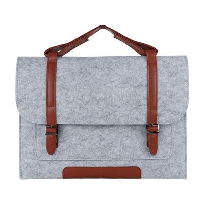 China Eco-friendly Degradable Briefcase Laptop Bag ISO BSCI Factory Lightweight Protective Felt PC Laptop Bag PC Laptop Bag And Bag Fashionable Laptop Bags laptop for sale