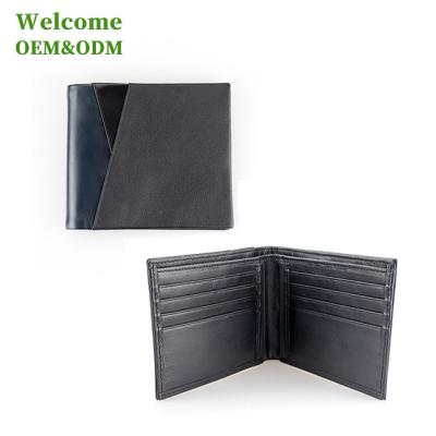 China CHILD NATIONAL NATIONAL Custom Made Men's Luxury Multicolor Genuine Leather Wallet for sale