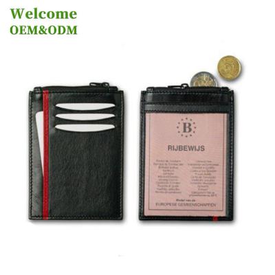 China NATIONAL NATIONAL genuine leather slim wallet for men for sale