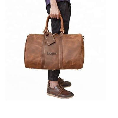 China Custom Multifunctional Eco-Friendly Wholesale Eco-Friendly KIDS Leather Duffle Bag Weekender Travel Bag for sale