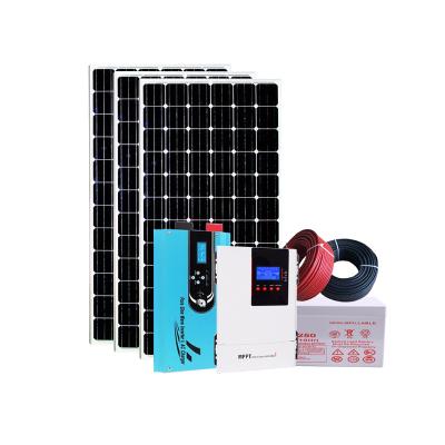 China Home Smart Off Grid Solar System 5kw Mono Solar Panel System 5000w wifh WIFI APP For home for sale