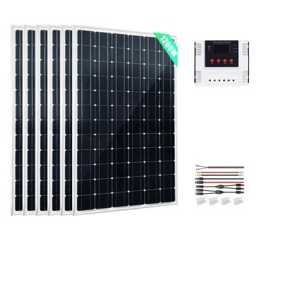 China Home High-Efficiency Solar Generator supplier 1200W 24V Mono Panel with 60A Wi-Fi PWM Solar Charge Controller for House for sale