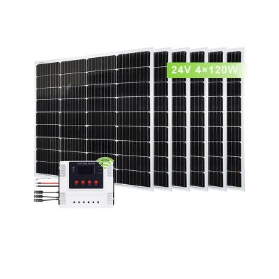 China Home Good quality solar panel system supplier 720W mono solar panel with PWM wifi controller for Home for sale