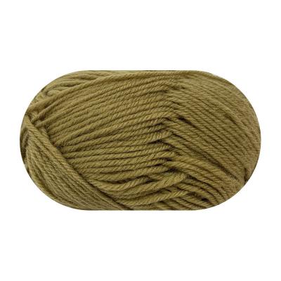 China Sustainable Super Soft Polyester 4 Ply Hand Knitting Exercise Yarn 50g for sale