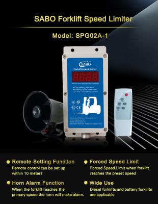 China Wireless Overspeed Alarm Speed ​​Sensor Forklift Fleet Management Security System for sale