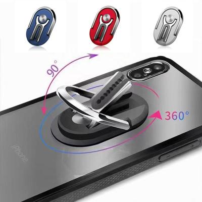 China Adjustable 2 in 1 Functional Air Vent Car Phone Holder 360 Finger Ring Dust Proof Multi Functional Holder for iPhone Car Holder Bracket for sale