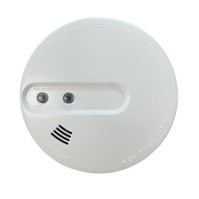 China SEWIER Fire Alarm Detector Dustproof Battery Operated Wireless Smoke Detector with Fire Security Alarm System for sale