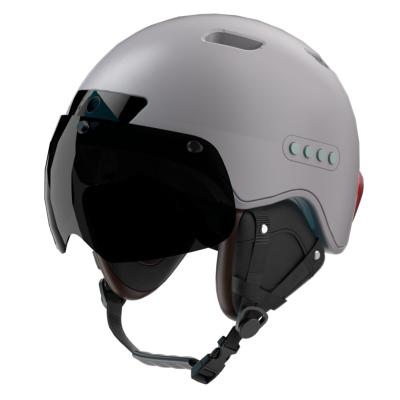 China New Arrival Half Face Open Face SEWIER High Quality Smart Motorcycle Half Face Bulit-in HD Camera Helmet For Motorcycle/Electric Bicycle Helmets for sale