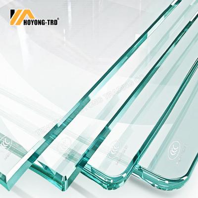 China Ultra Clear Supermarket 15mm Low Iron Extra Clear Float Glass 19mm for sale