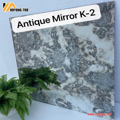 China Court Beveled Mirror Tiles Antique Mirror Sheet Wall Bathroom Table Glass Mirror for sale