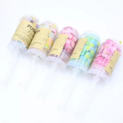 Китай Оптовый Handheld карамболь Confetti Poppers попа нажима Poppers партии фейерверков Confetti для свадьбы Confetti мальчишника продается