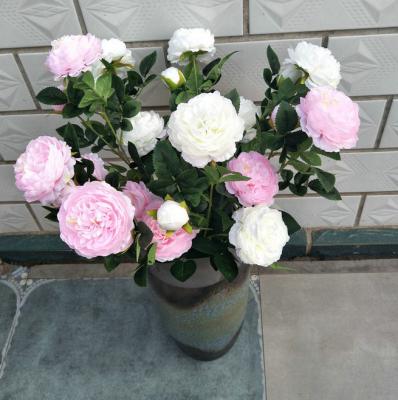 중국 Decorative Artificial Flower Bouquet Peony Flowers For Home Wedding 판매용