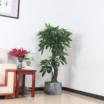 Cina Artificial Plants Tree Potted Fake Money Tree Indoor Office Home Decor in vendita