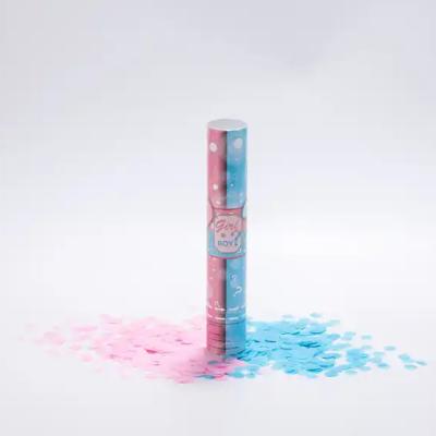 Cina Festa Popper Celebrazione Rivelazione Fumo Confetti Cannon Shooter Eco Friendly in vendita