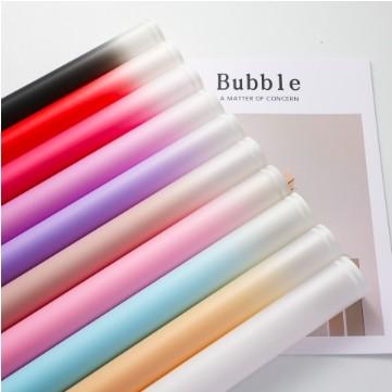 China Lizhiran Gradient Milan Paper Floral Paper Lollipop Wrapping Paper Matte Paper Flower Shop Flower Wrapping Paper Wholesale for sale