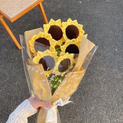 Cina Kit di fiori a maglia a mano regalo di San Valentino per la ragazza regalo di insegnante in vendita