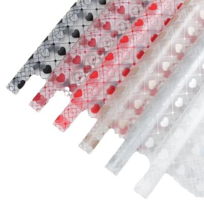 China Valentine's Day New Edition Love-Emitting Jelly Mask Transparent, Waterproof, Floral Wrapping Paper Matte Finish for sale