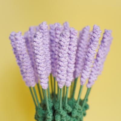 China Lavender Bouquet Wedding Artificial Flowers High-end Floral Arrangement Decor for sale