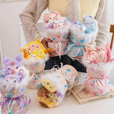 China Kuromi Plush Doll Flower Bouquet Birthday Gift for Girlfriend Valentine's Day Souvenir Gift Graduation Season Children's Day Gift for sale