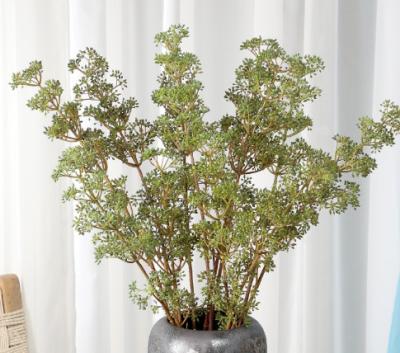 Chine Simuler des plantes vertes, regrouper de longues branches, herbe verte, feuilles de fougère vertes, murs végétaux, compositions florales, gazon, arrangements de mariage et arrangements de feuilles à vendre