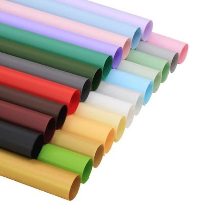 China Matt Surface Florist Wrapping Paper Plastic Film 58cm*58cm for sale