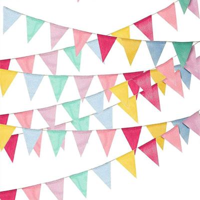 Κίνα Christmas Halloween Birthday Party Decoration Items Colorful Pennant Flag Banner προς πώληση