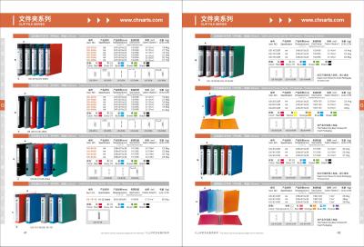 Cina colore solido della cartella di archivio della clip di 0.95mm Frosty Plastic A4 trasparente in vendita