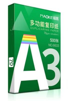 China A3 A5 Original White Copy Paper 80GSM 70GSM Hight Whiteness for sale