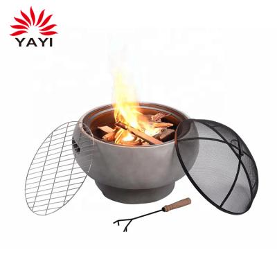 China 21inch Outdoor Patio Wood Burning Stored Fire Pits Steel Fire Pit Bowl for sale