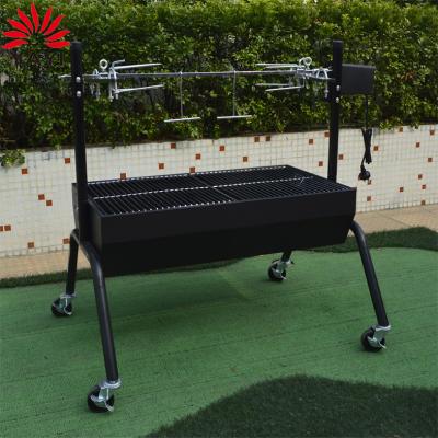 China Easily Assembled Outdoor Charcoal Spit Rotisserie Machine Lamb Grill Rotisserie Barbecue Grill for sale