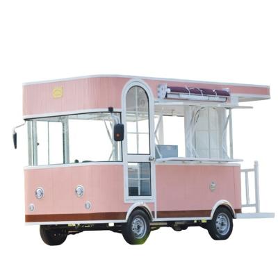 China Mobile food truck vending industry food trailer mobile food supply caravan for sale