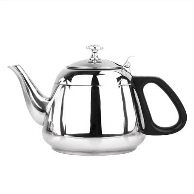 China Wholesale Bulk Sustainable Hotel Restaurant Home Stainless Steel Water Kettle With Turkish Filter Teapot Set for sale