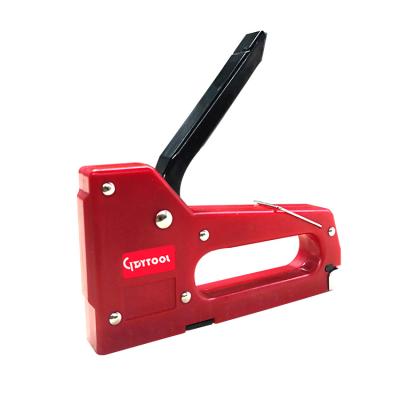 China High Quality Manual Power Hardware Stapler and Gun Normal Stapler GDY-206, 4-8MM Plastic Low Power Manual Staples GS Size DIY Tools for sale