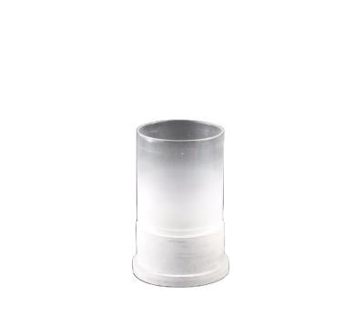 China Factory wholesale scented candle making frosted luxury glass scented candle jar /candle holder for wedding decoration centerpiece for sale